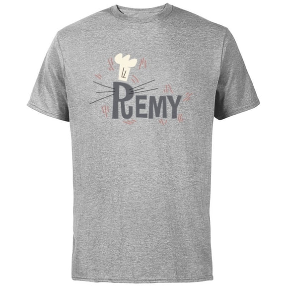 Disney PIXAR Ratatouille Remy - Short Sleeve Cotton T-Shirt for Adults - Customized-Athletic Heather