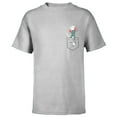 thumbnail image 1 of Disney PIXAR Ratatouille Remy Small Pocket Chef - Short Sleeve T-Shirt for Kids - Customized-Athletic Heather, 1 of 5