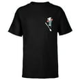 thumbnail image 1 of Disney PIXAR Ratatouille Remy Small Pocket Chef - Short Sleeve T-Shirt for Kids - Customized-Black, 1 of 5