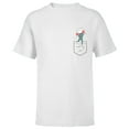thumbnail image 1 of Disney PIXAR Ratatouille Remy Small Pocket Chef - Short Sleeve T-Shirt for Kids - Customized-White, 1 of 5