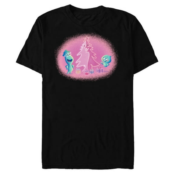Disney PIXAR Soul Joe Gardner & 22 Holiday - Short Sleeve Blended T-Shirt for Adults - Customized-Black