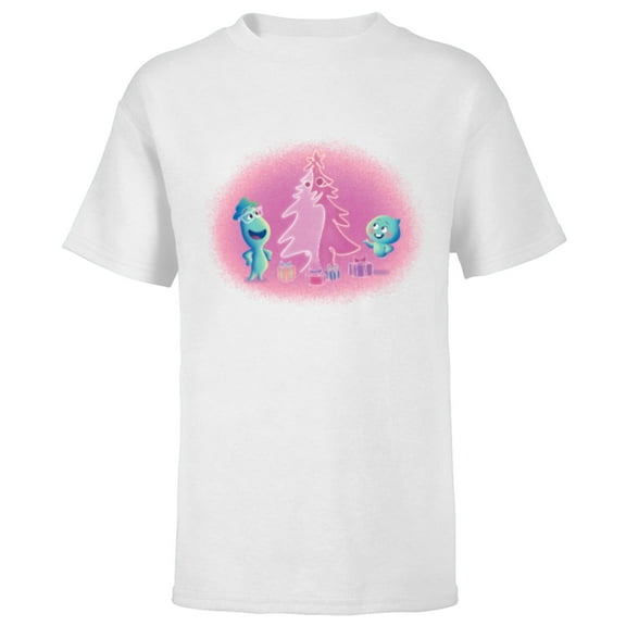 Disney PIXAR Soul Joe Gardner & 22 Holiday - Short Sleeve T-Shirt for Kids - Customized-White
