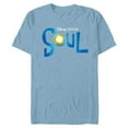 thumbnail image 1 of Disney PIXAR Soul Movie Logo Black T-Shirt- Short Sleeve Blended T-Shirt for Adults - Customized-Ocean Blue, 1 of 5