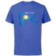 thumbnail image 1 of Disney PIXAR Soul Movie Logo Black T-Shirt - Short Sleeve Cotton T-Shirt for Adults - Customized-Royal Heather, 1 of 5