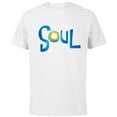 thumbnail image 1 of Disney PIXAR Soul Movie Logo Black T-Shirt - Short Sleeve Cotton T-Shirt for Adults - Customized-White, 1 of 5