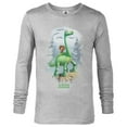 thumbnail image 1 of Disney PIXAR The Good Dinosaur Arlo and Spot T-Shirt - Long Sleeve T-Shirt for Men - Customized-Athletic Heather, 1 of 5