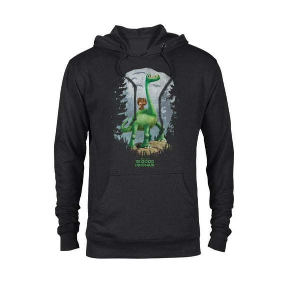 Disney PIXAR The Good Dinosaur Arlo and Spot T-Shirt - Pullover Hoodie for Adults - Customized-Black
