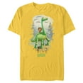 thumbnail image 1 of Disney PIXAR The Good Dinosaur Arlo and Spot T-Shirt- Short Sleeve Blended T-Shirt for Adults - Customized-Yellow, 1 of 5
