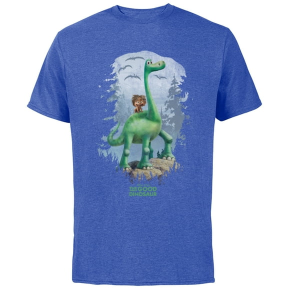 Disney PIXAR The Good Dinosaur Arlo and Spot T-Shirt - Short Sleeve Cotton T-Shirt for Adults - Customized-Royal Heather