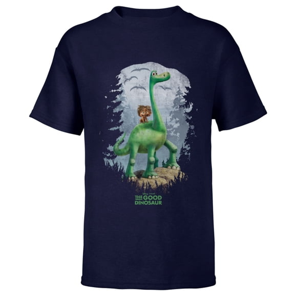 Disney PIXAR The Good Dinosaur Arlo and Spot T-Shirt - Short Sleeve T-Shirt for Kids - Customized-Athletic Navy