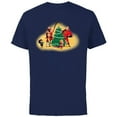thumbnail image 1 of Disney PIXAR The Incredibles Holiday Decorating - Short Sleeve Cotton T-Shirt for Adults - Customized-Navy, 1 of 5