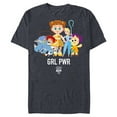 thumbnail image 1 of Disney PIXAR Toy Story 4 GRL PWR Stylized T-Shirt- Short Sleeve Blended T-Shirt for Adults - Customized-Denim Snow Heather, 1 of 5