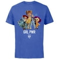 thumbnail image 1 of Disney PIXAR Toy Story 4 GRL PWR T-Shirt - Short Sleeve Cotton T-Shirt for Adults - Customized-Royal Heather, 1 of 5