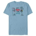 thumbnail image 1 of Disney PIXAR Toy Story 4 Woody & Bo Peep Don’t Toy with Me - Short Sleeve Blended T-Shirt for Adults - Customized-Ocean Blue, 1 of 5