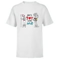 thumbnail image 1 of Disney PIXAR Toy Story 4 Woody & Bo Peep Don’t Toy with Me - Short Sleeve T-Shirt for Kids - Customized-White, 1 of 5