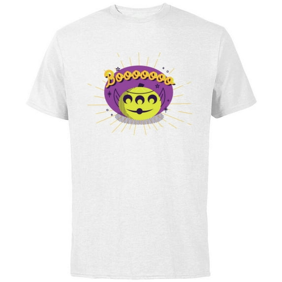 Disney PIXAR Toy Story Aliens Halloween Booooooo - Short Sleeve Cotton T-Shirt for Adults - Customized-White
