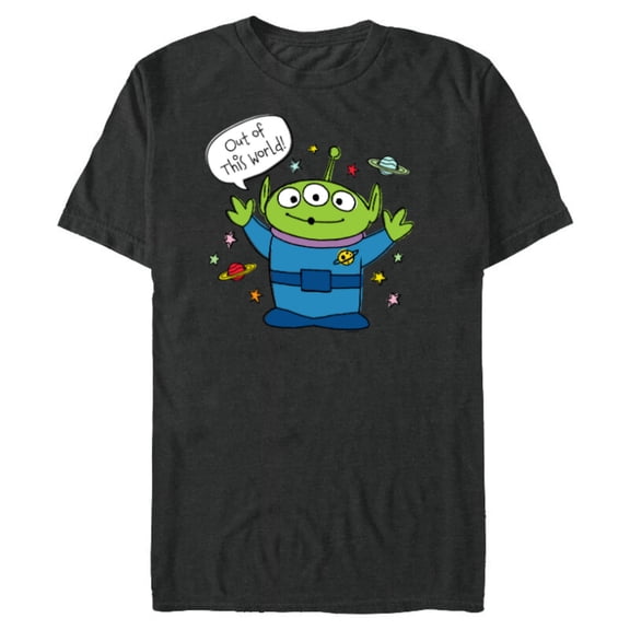 Disney PIXAR Toy Story Aliens Out of this World - Short Sleeve Blended T-Shirt for Adults - Customized-Graphite Snow Heather