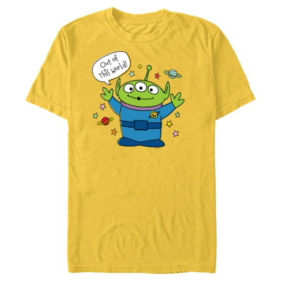 Disney PIXAR Toy Story Aliens Out of this World - Short Sleeve Blended T-Shirt for Adults - Customized-Putty Snow Heather