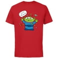 thumbnail image 1 of Disney PIXAR Toy Story Aliens Out of this World - Short Sleeve Cotton T-Shirt for Adults - Customized-Red, 1 of 5