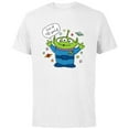 thumbnail image 1 of Disney PIXAR Toy Story Aliens Out of this World - Short Sleeve Cotton T-Shirt for Adults - Customized-White, 1 of 5