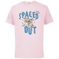 thumbnail image 1 of Disney PIXAR Toy Story Buzz Lightyear Spaced Out Aliens - Short Sleeve Cotton T-Shirt for Adults - Customized-Soft Pink, 1 of 5
