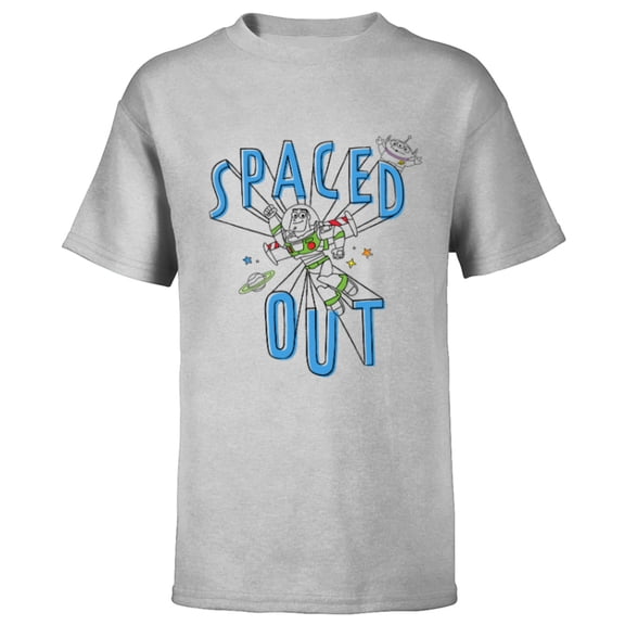 Disney PIXAR Toy Story Buzz Lightyear Spaced Out Aliens - Short Sleeve T-Shirt for Kids - Customized-Athletic Heather