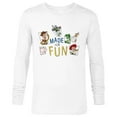 thumbnail image 1 of Disney PIXAR Toy Story Crew Made for Fun - Long Sleeve T-Shirt for Men - Customized-White, 1 of 5