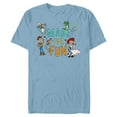 thumbnail image 1 of Disney PIXAR Toy Story Crew Made for Fun - Short Sleeve Blended T-Shirt for Adults - Customized-Ocean Blue, 1 of 5