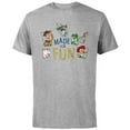 thumbnail image 1 of Disney PIXAR Toy Story Crew Made for Fun - Short Sleeve Cotton T-Shirt for Adults - Customized-Athletic Heather, 1 of 5