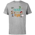 thumbnail image 1 of Disney PIXAR Toy Story Crew Made for Fun - Short Sleeve Cotton T-Shirt for Adults - Customized-Athletic Heather, 1 of 5