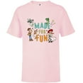 thumbnail image 1 of Disney PIXAR Toy Story Crew Made for Fun - Short Sleeve T-Shirt for Kids - Customized-Soft Pink, 1 of 5