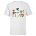 thumbnail image 1 of Disney PIXAR Toy Story Crew Made for Fun - Short Sleeve T-Shirt for Kids - Customized-White, 1 of 5