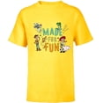 thumbnail image 1 of Disney PIXAR Toy Story Crew Made for Fun - Short Sleeve T-Shirt for Kids - Customized-Yellow, 1 of 5