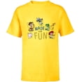 thumbnail image 1 of Disney PIXAR Toy Story Crew Made for Fun - Short Sleeve T-Shirt for Kids - Customized-Yellow, 1 of 5