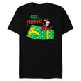 thumbnail image 1 of Disney PIXAR Toy Story Forky Get Festive! Holiday Gift - Short Sleeve Blended T-Shirt for Adults - Customized-Black, 1 of 5