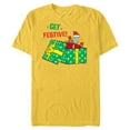 thumbnail image 1 of Disney PIXAR Toy Story Forky Get Festive! Holiday Gift - Short Sleeve Blended T-Shirt for Adults - Customized-Yellow, 1 of 5
