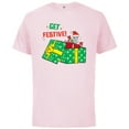 thumbnail image 1 of Disney PIXAR Toy Story Forky Get Festive! Holiday Gift - Short Sleeve Cotton T-Shirt for Adults - Customized-Soft Pink, 1 of 5