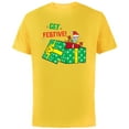 thumbnail image 1 of Disney PIXAR Toy Story Forky Get Festive! Holiday Gift - Short Sleeve Cotton T-Shirt for Adults - Customized-Yellow, 1 of 5