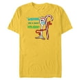 thumbnail image 1 of Disney PIXAR Toy Story Forky Wishing You A Sweet Holiday - Short Sleeve Blended T-Shirt for Adults - Customized-Yellow, 1 of 5