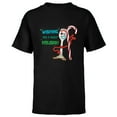 thumbnail image 1 of Disney PIXAR Toy Story Forky Wishing You A Sweet Holiday - Short Sleeve T-Shirt for Kids - Customized-Black, 1 of 5
