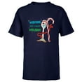 thumbnail image 1 of Disney PIXAR Toy Story Forky Wishing You A Sweet Holiday - Short Sleeve T-Shirt for Kids - Customized-Navy, 1 of 5