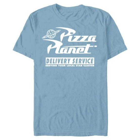 Disney PIXAR Toy Story Pizza Planet Delivery Service - Short Sleeve Blended T-Shirt for Adults - Customized-Ocean Blue