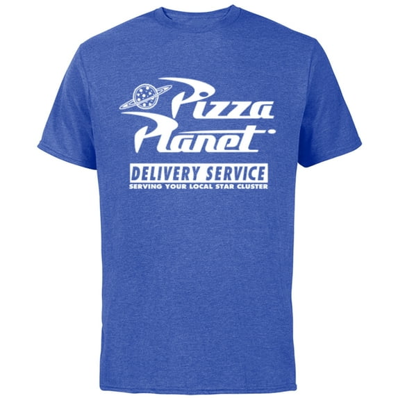 Disney PIXAR Toy Story Pizza Planet Delivery Service - Short Sleeve Cotton T-Shirt for Adults - Customized-Royal Heather