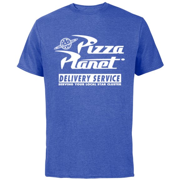 Disney PIXAR Toy Story Pizza Planet Delivery Service - Short Sleeve Cotton T-Shirt for Adults - Customized-Royal Heather