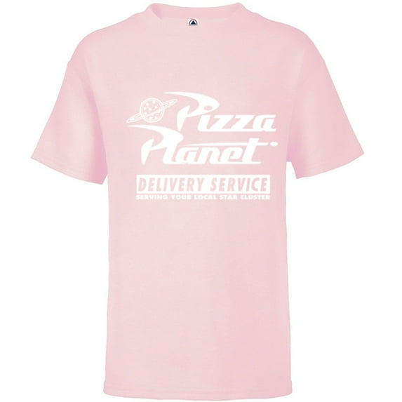 Disney PIXAR Toy Story Pizza Planet Delivery Service - Short Sleeve T-Shirt for Kids - Customized-Soft Pink