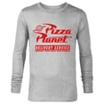 thumbnail image 1 of Disney PIXAR Toy Story Pizza Planet Delivery Service White - Long Sleeve T-Shirt for Men - Customized-Athletic Heather, 1 of 5