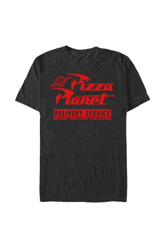 Disney PIXAR Toy Story Pizza Planet Delivery Service White - Short Sleeve Blended T-Shirt for Adults - Customized-Dark Heather