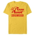 thumbnail image 1 of Disney PIXAR Toy Story Pizza Planet Delivery Service White - Short Sleeve Blended T-Shirt for Adults - Customized-Yellow, 1 of 5