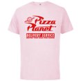thumbnail image 1 of Disney PIXAR Toy Story Pizza Planet Delivery Service White - Short Sleeve Cotton T-Shirt for Adults - Customized-Soft Pink, 1 of 5