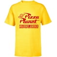 thumbnail image 1 of Disney PIXAR Toy Story Pizza Planet Delivery Service White - Short Sleeve T-Shirt for Kids - Customized-Yellow, 1 of 5